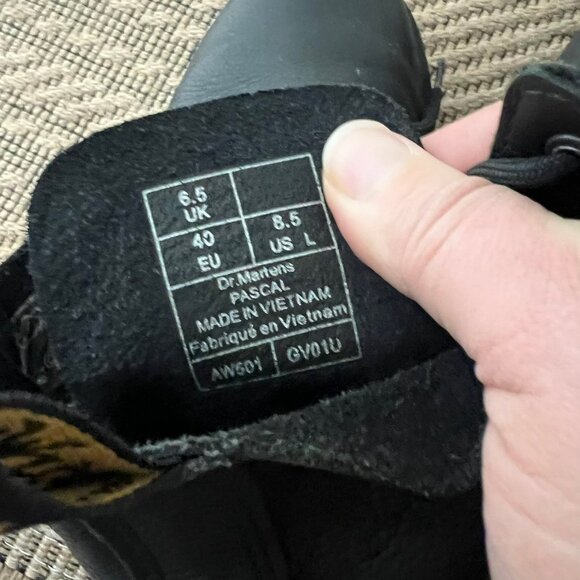 Dr. Martens Women’s Boots US8.5 Black Soft Leather - Picture 3 of 8